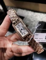 Cartier Imported Quartz Movement 316L Steel 19*35MM White Watch